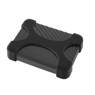 Zaščitna silikonska torbica za 2,5-palčni trdi disk (2-pak) Black
