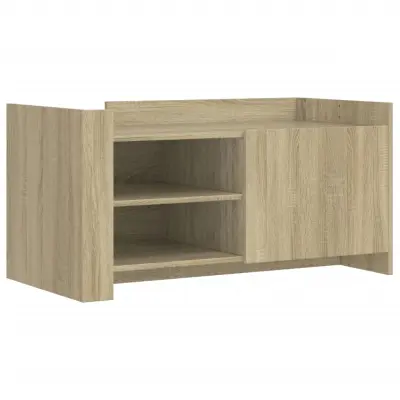 Klubska mizica - kavna mizica - Nizka mizica sonoma hrast 100x50x50 inženirski les