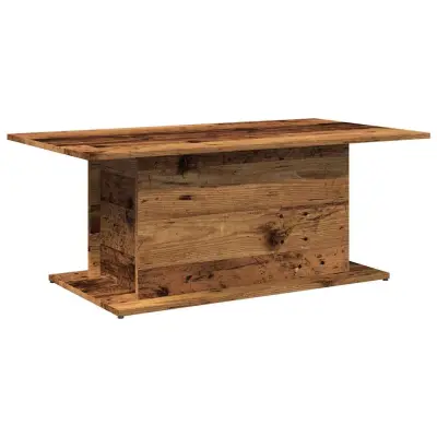 Kava miza - kavna mizica - Nizka mizica iz starega lesa 102x55,5x40 cm Inženirski les