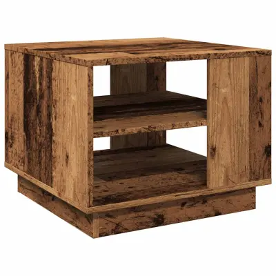 Kava miza - kavna mizica - Nizka mizica Old Wood 55x55x42 cm Inženirski les