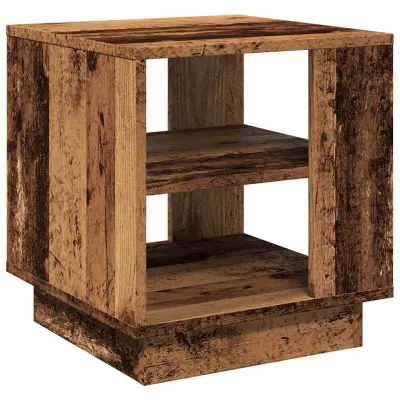 Kava miza - kavna mizica - Nizka mizica Old Wood 40x40x43 cm Inženirski les