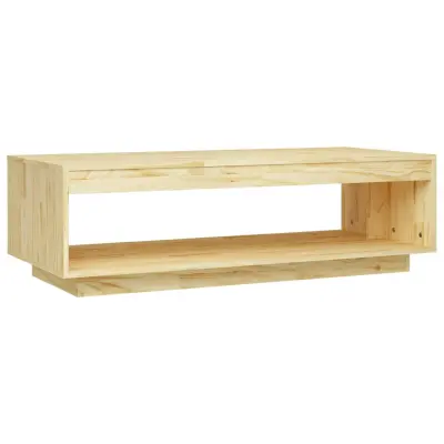 Klubska mizica - kavna mizica - Nizka mizica 110x50x33,5 cm trdna borovina