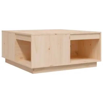 Klubska mizica - kavna mizica - Nizka mizica 80x81x36,5 cm trdna borovina