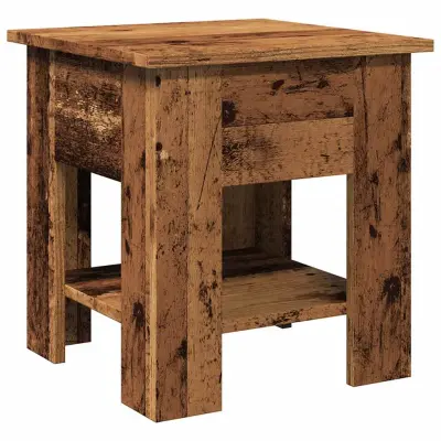 Kava miza - kavna mizica - Nizka mizica Old Wood 40x40x42 cm Inženirski les