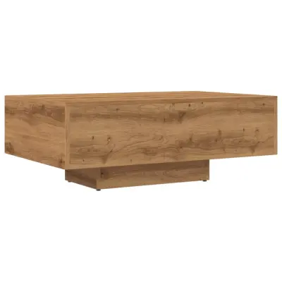 Klubska mizica - kavna mizica - Nizka mizica artisan hrast 85x55x31 cm inženirski les