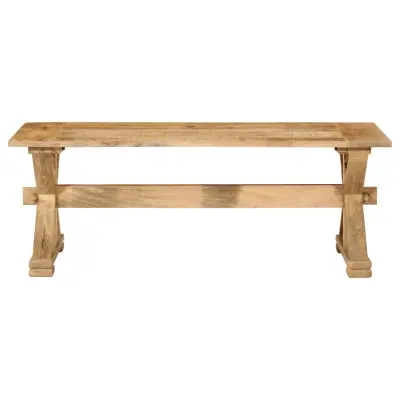 Klubska mizica - kavna mizica - Nizka mizica 110x52x40 cm trden mangov les