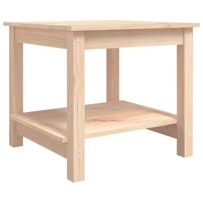 Klubska mizica - kavna mizica - Nizka mizica 50x50x45 trdna borovina