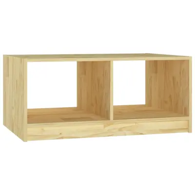 Klubska mizica - kavna mizica - Nizka mizica 75x50x33,5 cm trdna borovina