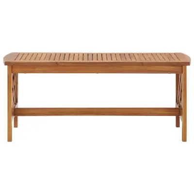 Klubska mizica - kavna mizica - Nizka mizica 102x50x43 cm trden akacijev les