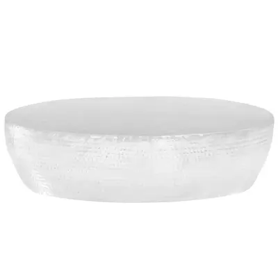 Klubska mizica - kavna mizica - Nizka mizica iz sploščenega aluminija 100x50x28 cm srebrna