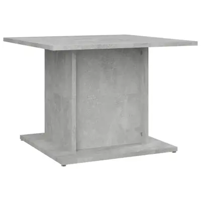 Klubska mizica - kavna mizica - Nizka mizica betonsko siva 55,5x55,5x40 cm iverna plošča