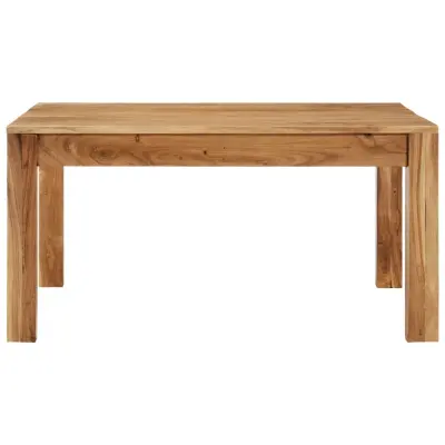 Klubska mizica - kavna mizica - Nizka mizica 80x80x40 cm trden akacijev les