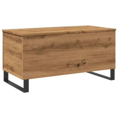 Klubska mizica - kavna mizica - Nizka mizica artisan hrast 90x44,5x45 cm inženirski les