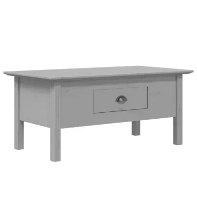 Klubska mizica - kavna mizica - Nizka mizica BODO siva 100x55x46 cm trdna borovina