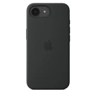Apple iPhone 16e Silicone Case Black