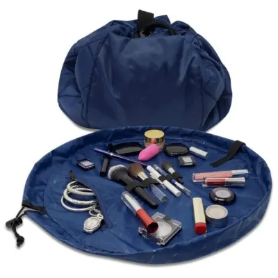 Velika kozmetična torbica z vrvico Blue