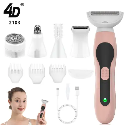 Komplet električnega brivnika in prirezovalnika 5 v 1