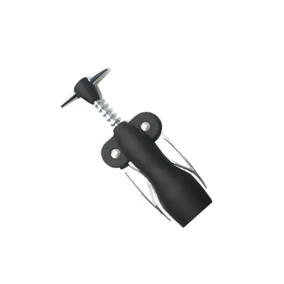 Odpiralec za vinske steklenice z glavo bika - Izliv za vino s krili Black