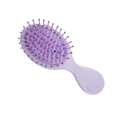 Prenosni glavnik za masažo lasišča za rast las in lajšanje stresa Purple