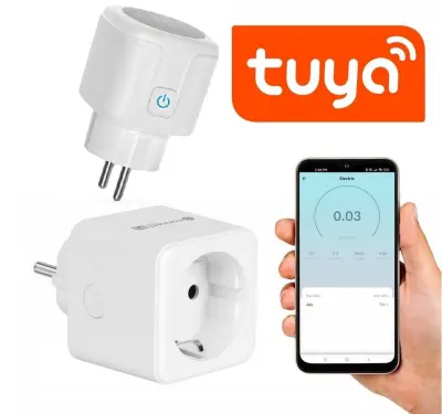 Pametna WiFi vtičnica do 3680W Tuya Alexa Google Assistant