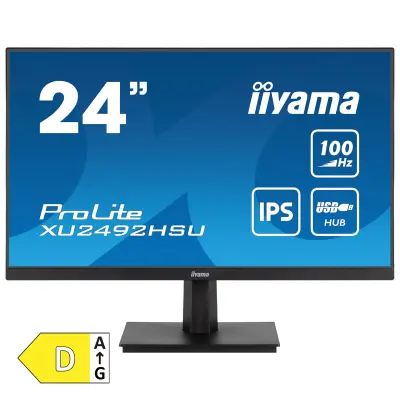 IIYAMA ProLite XU2492HSU-B6 60,5cm (23,8") FHD IPS 100Hz HDMI/DP črn monitor z zvočniki