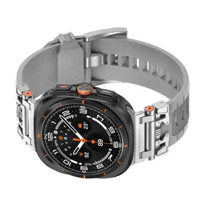 Zapestnica z zaponko za Samsung Watch 7 Ultra Grey