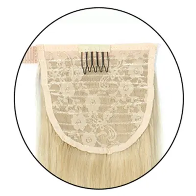 Podaljšek za čop White/Darkbeige
