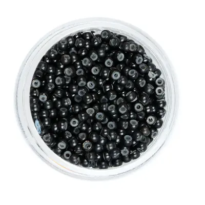 Mikro obročki z nano silikonsko oblogo za podaljševanje las Black