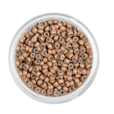 Mikro obročki z nano silikonsko oblogo za podaljševanje las LightBrown