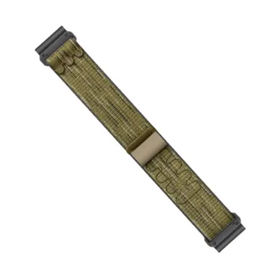 Hitro sprostitveni najlonski pas za uro za Garmin Fenix 8/567Xpro Green 26 mm
