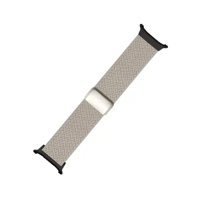 Tkana najlonska zapestnica za uro Samsung Watch 7 Ultra    White+Black