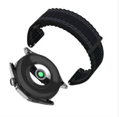 Najlonski pašček za uro Huawei GT5/GT4 46 mm Black