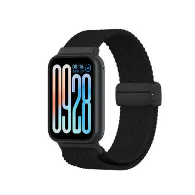 Najlonski pašček za uro Xiaomi Mi Band 9 Pro/8 Pro, Redmi Watch 5 Black