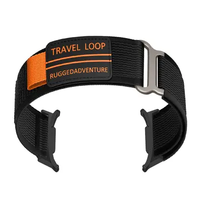 Najlonski pašček za uro Galaxy Watch 7 Ultra Black + Black