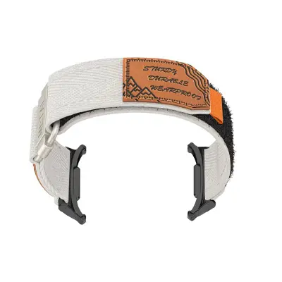 Pleteni najlonski pašček za uro Samsung Galaxy Watch 7 White