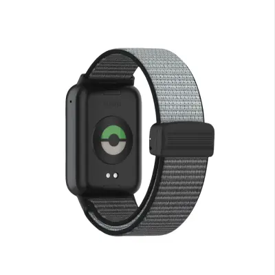 Najlonski pašček za uro Xiaomi Smart Band 9/8 Pro, Redmi Watch 5/4 Grey