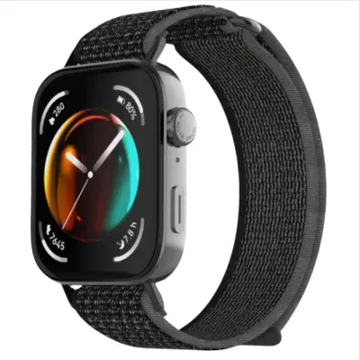 Najlonski pašček za uro Huawei Watch Fit 3 Black+Grey