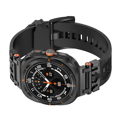 TPU pašček za uro Samsung Watch 7 Ultra Black