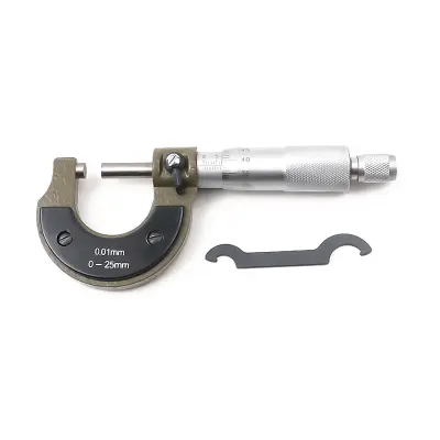 Visoko natančen zunanji mikrometer 0-25 mm