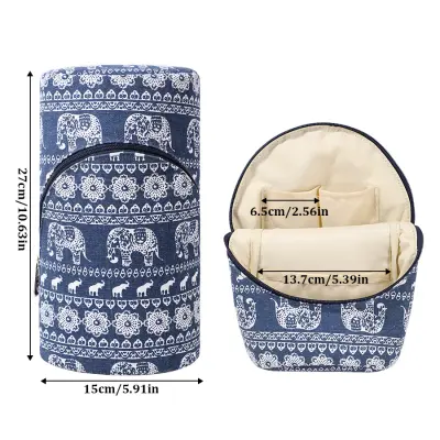 Torba za organizacijo kvačkanih igel z magnetnim zapiranjem