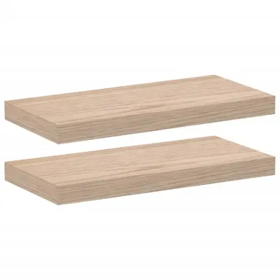 2 kosi Viseče police - Stenske Police 50x23,5x4 cm inženirski les