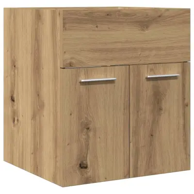 Omarica za umivalnik - Umivalniška omarica artisan hrast 41x38,5x46 cm inž. les