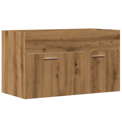 Omarica za umivalnik - Umivalniška omarica artisan hrast 100x38,5x45 cm inž. les