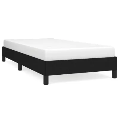 Posteljni okvir - Enojna postelja - Postelja za odrasle brez vzmetnice Črna 90x190 cm Tkanina-J7145