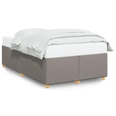 Posteljni okvir - Dvoposteljna postelja - Zakonska postelja brez vzmetnice taupe 120x190 cm blago-J12586