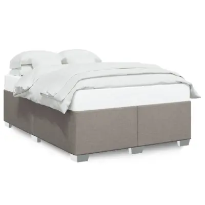 Posteljni okvir - Dvoposteljna postelja - Zakonska postelja brez vzmetnice taupe 140x190 cm blago-J12629