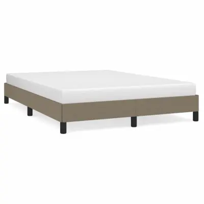 Posteljni okvir - Dvoposteljna postelja - Zakonska postelja brez vzmetnice taupe 140x190 cm blago-J12624