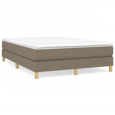 Posteljni okvir - Dvoposteljna postelja - Zakonska postelja brez vzmetnice taupe 140x190 cm blago-J12637