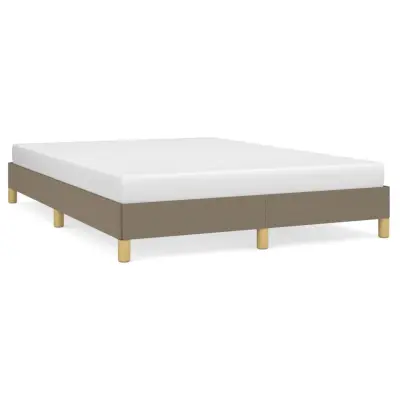 Posteljni okvir - Dvoposteljna postelja - Zakonska postelja brez vzmetnice taupe 140x190 cm blago-J12641