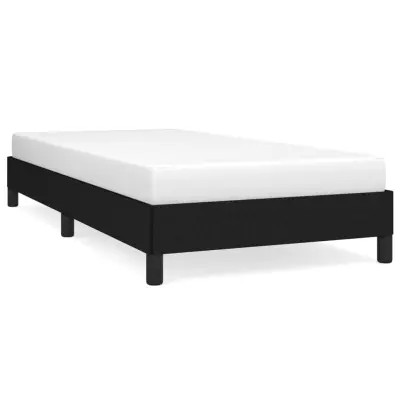 Posteljni okvir - Enojna postelja - Postelja za odrasle brez vzmetnice Črna 90x200cm Tkanina-J11837